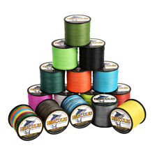 Hercules 50lbs Test Extreme 4/8 Strands Weave Pe Braided Fishing Line Saltwater