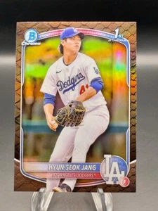 Bowman 2025 - Hyun-Seok Jang 1st Bowman Reptilian Chrome #BCP-51 LA Dodgers - Imagen 1 de 3