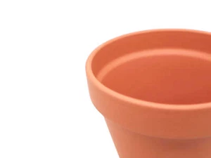 10 Mini Terrakotta Pflanztöpfe 6cm Hochzeit Gastgeschenke, Cupcakes, Kerze - Bild 1 von 4