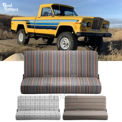 For Jeep J10 J20 Pickup Truck Saddle Blanket Front Bench Seat Cover Full Size US - Image 1 of 4
