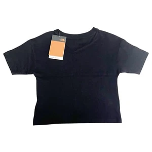 The. North. Face Girls Short Sleeve Black TShirt Nature is Magic 100% Cotton $20 - Picture 1 of 2