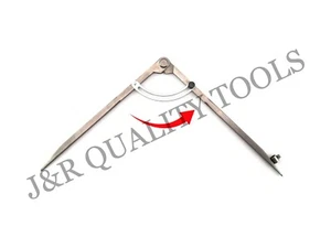 LARGE PENCIL MARKING COMPASS CIRCLE MAKER SCRIBER MARKING WING DIVIDER - Picture 1 of 4