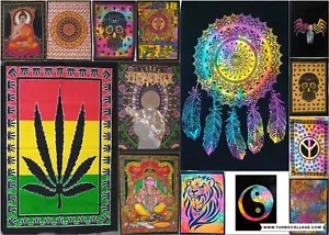 Wall Tapestry Poster Yoga Mat Indian Table Cover Wall Decor Art Hanging Hippie - Picture 1 of 27