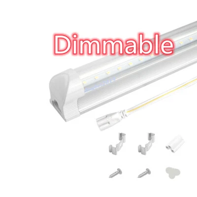Dimmable Led Tube Light 4FT 18W Triac Dimming Integrated LED Blubs Lamp 30PACK - Image 1 of 4