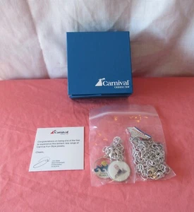 CARNIVAL CRUISE NECKLACE BRACELET & CHARM SET NEW - Picture 1 of 1