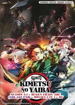 Demon Slayer: Kimetsu No Yaiba (Season 1-4 + 2 Movie + MV + OST) with Eng Dubbed — 第 1/2 张图片