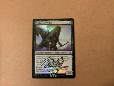 MTG Magic Virtus the Wicked Signed FOIL Artist Proof x1 Battlebond BBD Bodin #SS - Image 1 of 2
