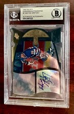 1997 SPx Duo View AUTO Wayne Gretzky /100 Beckett Authentic Autograph Upper Deck