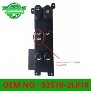 Power Window Master Control Switch 93570-2L010 LHD For Hyundai I30 I30cw 08-11 - Picture 1 of 5