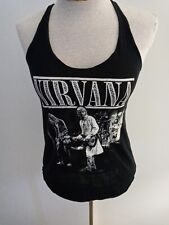 Women's Nirvana Black Racerback Tank size Medium📦Free Shipping📦
