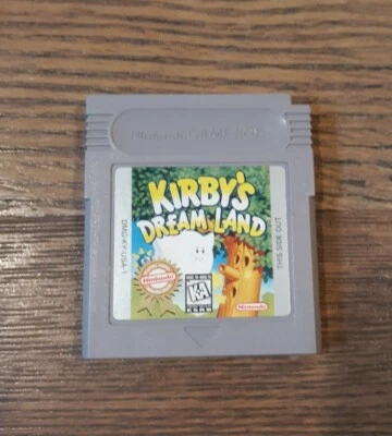 Kirbys Dreamland Raro Jugadores Elección Versión Nintendo Gameboy GB Dream Land Trabajo Foto 1 de 2