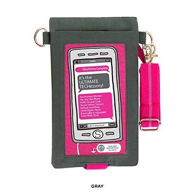 Cell Phone Case Travel Pouch Passport ID Credit Card Holder Touchscreen Window - Image 1 of 4