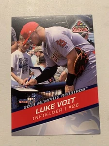 Luke Voit 2018 Memphis Redbirds Team Card - Picture 1 of 1