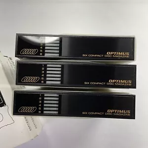 Lote de 3 discos compactos Optimus 6 CD caja cargador nuevo con etiquetas 42-146 12 cm 5" CD - Imagen 1 de 5