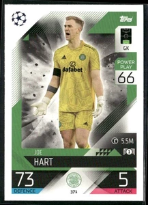 2022 TOPPS UEFA CHAMP LEAGUE MATCH ATTAX BASE SET JOE HART CELTIC FC #371 - Picture 1 of 2