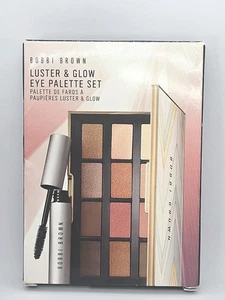 BOBBI BROWN LUSTER & GLOW EYE PALETTE SET EYESHADOW & SMOKEY EYE MASCARA BOXED - Picture 1 of 4