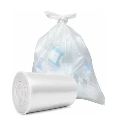 Liquipak Heavy Duty Clear Refuse Sacks 100L – 40 Large Bin Bags Recycling - Image 1 of 4