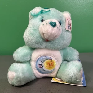 Beedtime Bear Vintage 1983 Care Bears juguete de peluche 6" nuevo con etiquetas Kenner American Greetings - Imagen 1 de 13