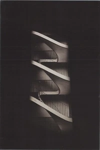 Dark Framed Spiral Staircase ~ B/W New Image 4"x6" Card ~ 10397.2 - Picture 1 of 7