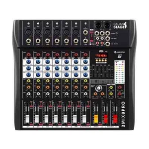 Mixer Audio IS 2MIX8PRO@ 8ch. Canali,con Effetti DsP,Bth, Mp3 Aperto! 1pcs - Foto 1 di 2
