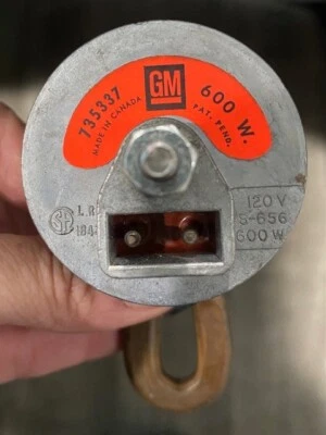 Chevrolet Corvette 1971-1974 nuevo de Lote Antiguo Bloque de Motor Calentador Foto 1 de 3