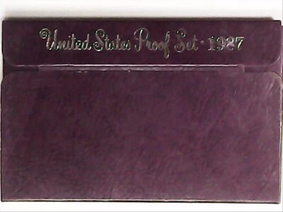 1987-S US Proof Mint Set 5 Coins CLAD 22soc0819 - Image 1 of 4