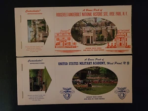 Vintage postcard military academy and Roosevelt-Vanderbilt National Historic - Picture 1 of 2