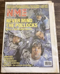 NME Never Mind The Pollocks THE STONE ROSES 18. November 1989 Paint Spatter Issue - Bild 1 von 21