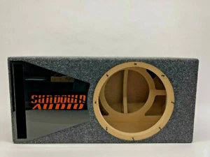Sundown Audio SA-12V2 ported subwoofer box SPECIAL EDITION black plexi port trim - Picture 1 of 9