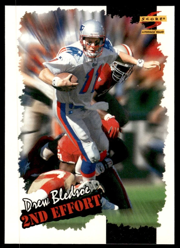 1996 Score Football Card Drew Bledsoe A New England Patriots #248 - Image 1 of 2