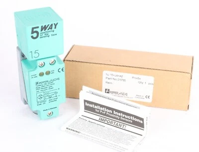 Pepperl & Fuchs NJ15+U4+A2 Inductive Proximity Switch, 10-60VDC, 0.2Amp, 015765 - Image 1 of 4