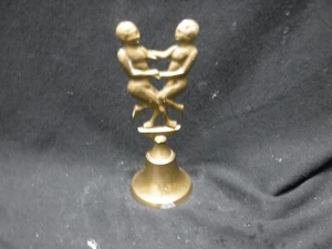 Pequeña campana de latón gemini gemelos - Imagen 1 de 4