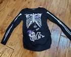 T Shirt Black For Gand Pl Nwot Med Skeleton Baby Witch Long Sleeve Halloween Boo