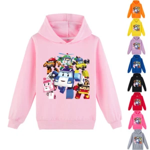 Kids Boys Girls Sweatshirt Hoody Hoodie Pullover Top T-shirt Jumper Xmas Gifts - Picture 1 of 16
