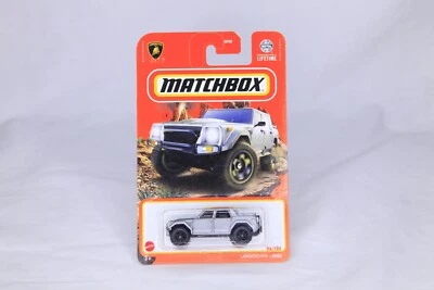 兰博基尼 LM002 银色火柴盒 MBX 异国情调超级卡车 4x4 兰博 — 第 1/4 张图片
