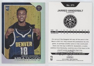2018-19 Panini NBA Hoops Silver /199 Jarred Vanderbilt #273 Rookie RC