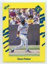 1990 Classic Trivia Baseball Game Card - #T10 - Dave Parker - Milwaukee Brewers