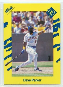 1990 Classic Trivia Baseball Game Card - #T10 - Dave Parker - Milwaukee Brewers - Picture 1 of 1