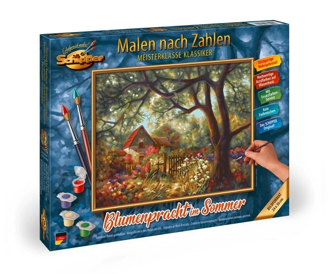 Dimensions Malen Nach Zahlen Set – 4-teilig, Bauernhof-Motiv, 35,6 X 27,9 Cm, Mit Acrylfarben & Pinsel