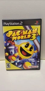 Pac Man World 3 Sony PlayStation 2 PS2 Complete W/ Manual CIB Namco NTSC - Picture 1 of 3