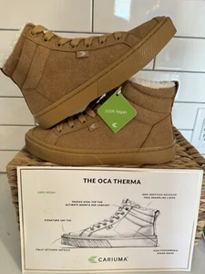 Cariuma Sneaker Boot Men's 6.5 Women's 8 OCA Therma High Camel - Picture 1 of 8