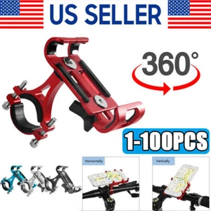 360° Aluminum Motorcycle Bike Bicycle GPS Cell Phone Holder Handlebar Mount lot - Picture 1 of 13