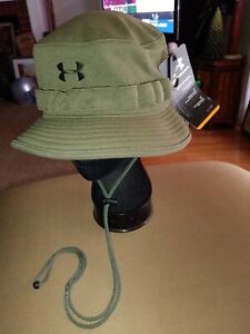 Under Armour 24 Bullet Holder Bucket Cap Green Proformance Hat Men's One Size