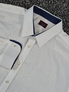 UNTUCKit Las Cases Mens XXXL 3XL Wrinkle Free Cotton White Button Down Shirt - Picture 1 of 8