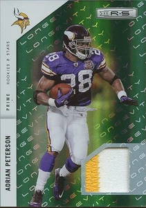 Adrian Peterson 2011 Rookies & Stars Game Worn 2 Color Patch Vikings 77/99 - Picture 1 of 2