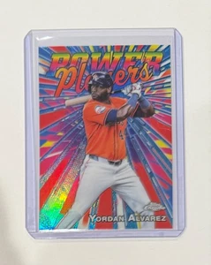 2025 Topps Chrome Baseball Power Players #PP-10 Yordan Alvarez Houston Astros - Picture 1 of 2