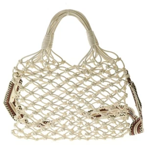 Stella McCartney 2 Way Mesh Tote Shoulder Bag With Pouch White Used 94bd790ffcce - Imagen 1 de 7