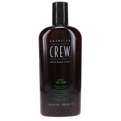 Champú acondicionador y jabón corporal American Crew 3 en 1 Tea Tree 15,2 oz Foto 1 de 4