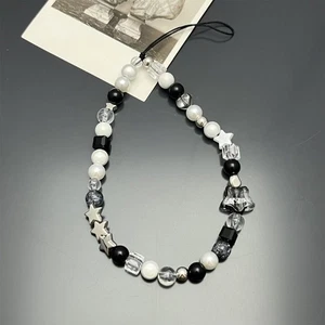 Clear Star Charm Mobile Cord Korean Design Stone Accent Jewelry Gift Item - Picture 1 of 8