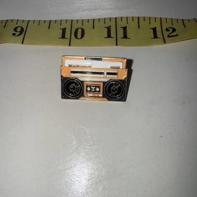 Broche prendedor Ghettoblaster miniblings música casete esmalte Foto 1 de 4